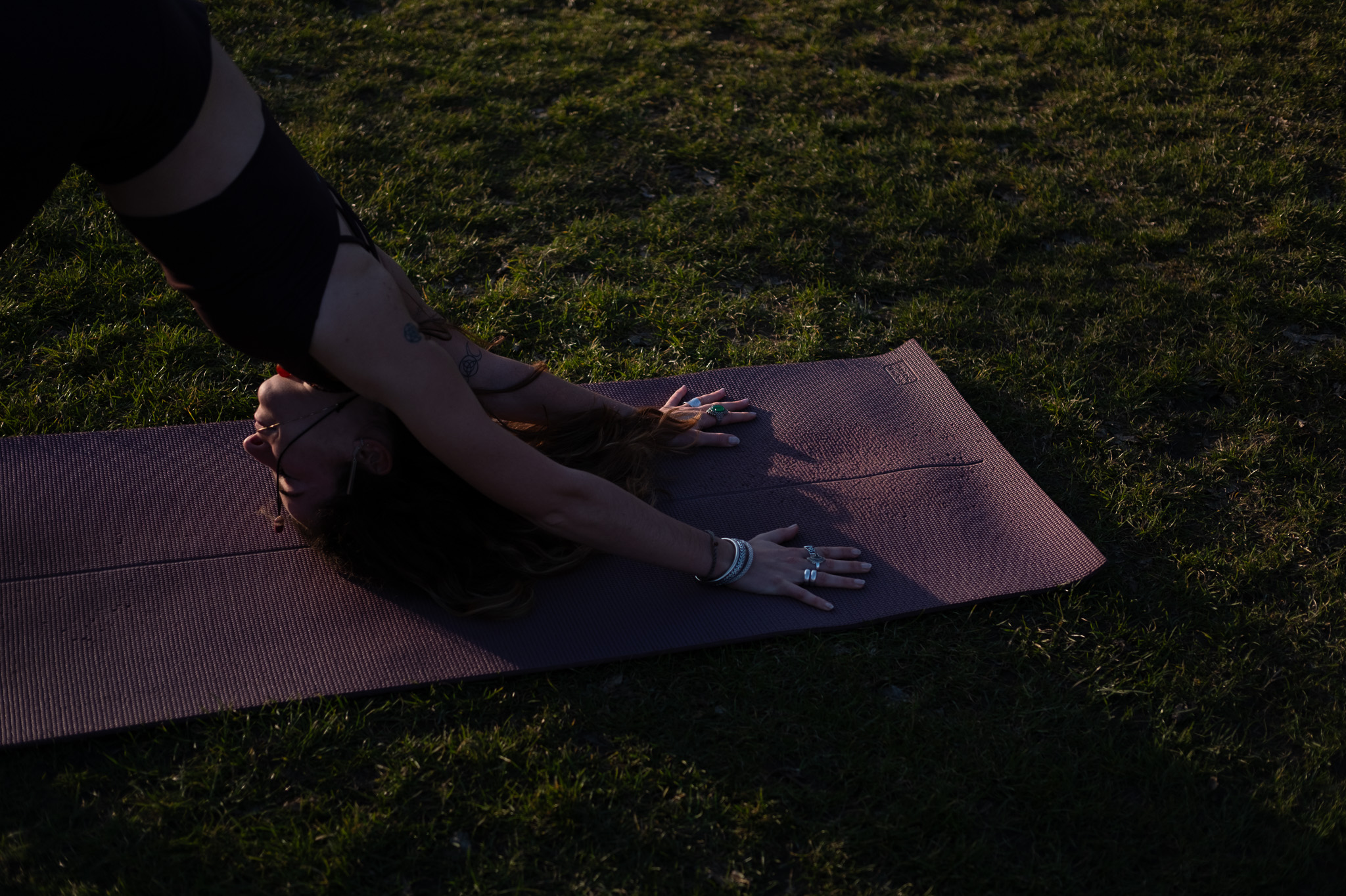 Vinyasa yoga class
